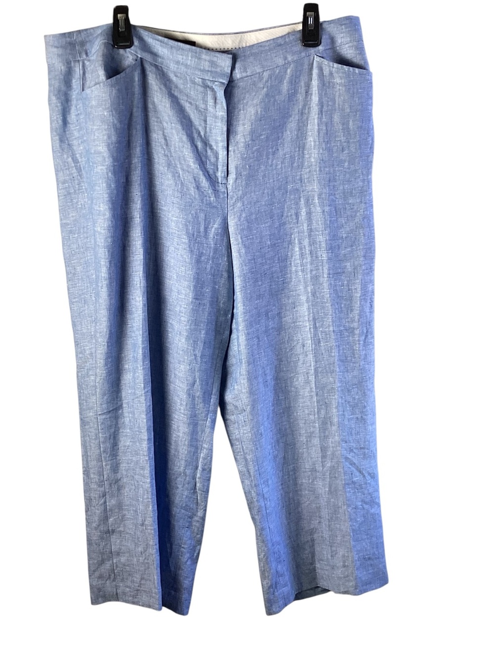 Talbots 100% Linen Light Blue women Linen- Chinos
